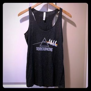 SOMEWHERE Over the Dark Side of the Moon Tanktop